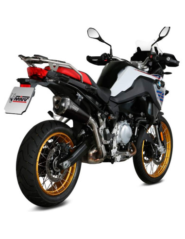 Escape Marca Mivv delta negro para BMW F750GS-F850GS