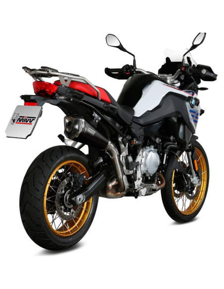 Escape Marca Mivv delta negro para BMW F750GS-F850GS