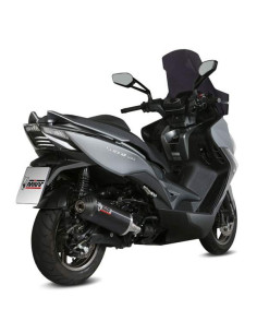 Escape Marca Mivv oval negro para Kymco Xciting 400 13-