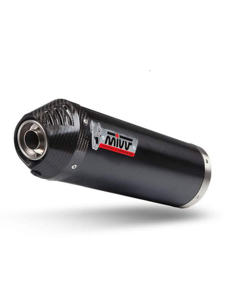 Escape Marca Mivv oval negro para Kymco Xciting 400 13-