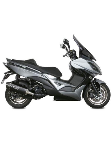 Escape Marca Mivv speed edge negro para Kymco Xciting 400 13-