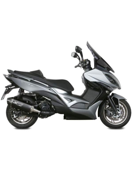Escape Marca Mivv speed edge negro para Kymco Xciting 400 13-