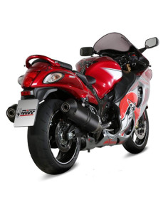 Escape Marca Mivv oval carbono para Suzuki GSXR1300 Hayabusa 08-