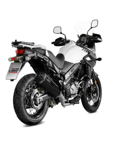 Escape Marca Mivv speed edge negro para Suzuki VStrom 650 17-