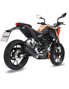 Escape Marca Mivv sport slip-on suono negro para ktm 125 11-16
