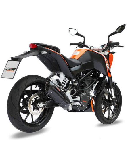 Escape Marca Mivv sport slip-on suono negro para ktm 125 11-16