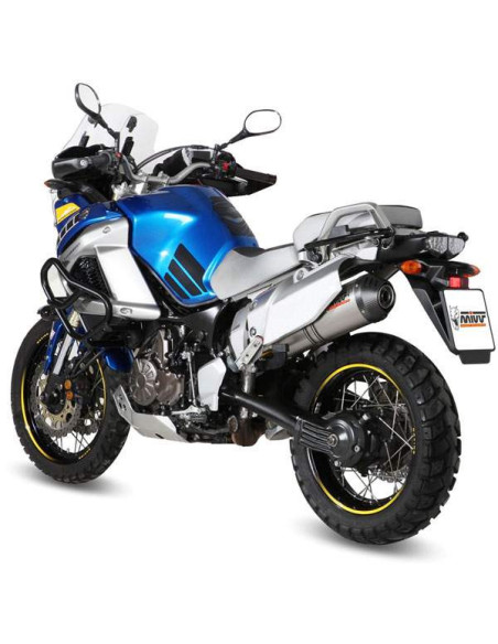 Escape Marca Mivv sport slip-on oval titanio para Yamaha xt1200zsupertenere 2010-