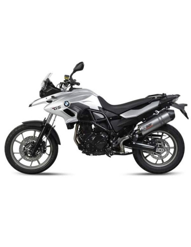 Escape Marca Mivv sport slip-on oval titanio para bmw f700gs 2012-2017