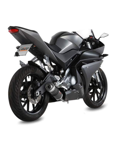 Escape completo gp carbono para Yamaha yzfr125 14-,MT125 15- Marca Mivv