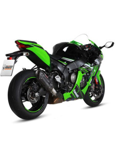 Escape Marca Mivv sport slip-on suono negro para kawasaki zx-10r 2016-