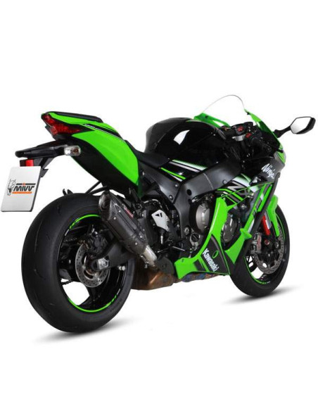 Escape Marca Mivv sport slip-on suono negro para kawasaki zx-10r 2016-