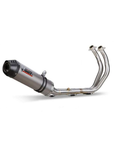 Escape Marca Mivv titanio completo oval para kawasaki z650 17-23