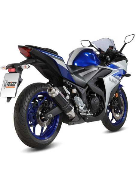 Escape Marca Mivv sport slip-on gp para Yamaha yzfr3 2015-