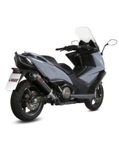 Escape Marca Mivv oval negro para kymco ak550 2017-