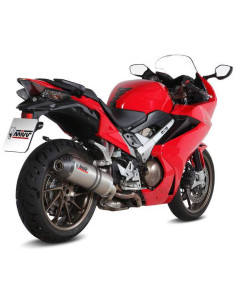 Escape oval titanio para honda vfr800f 14- Marca Mivv