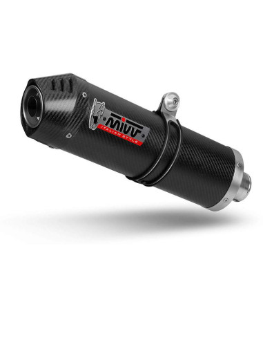 Escape oval carbono para suzuki sv650 16- Marca Mivv