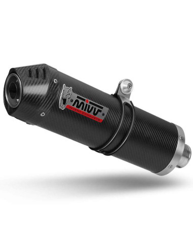 Escape Marca Mivv oval carbono para triumph tiger800 11-