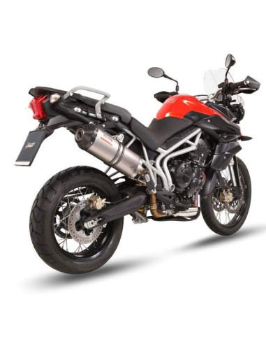 Escape Marca Mivv oval titanio para triumph tiger80 11-