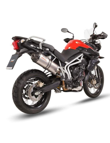 Escape Marca Mivv oval titanio para triumph tiger80 11-