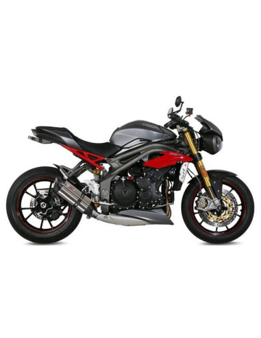 Escape Marca Mivv suono para triumph speedtriple1050 16-17