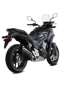 Escape Marca Mivv sport slip-on suono negro para honda cb500x 2016