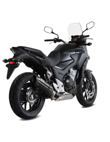 Escape Marca Mivv sport slip-on suono negro para honda cb500x 2016