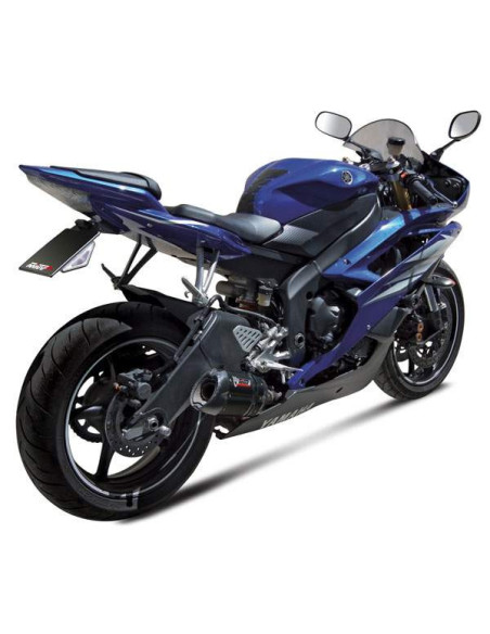 Escape suono negro para yamaha yzf600r6 06-16 Marca Mivv
