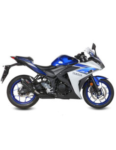 Escape Marca mivv sport slip-on suono para yamaha yzf r3 2015-