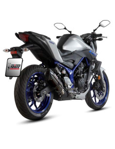 Escape Marca Mivv suono negro para Yamaha mt-03 16-