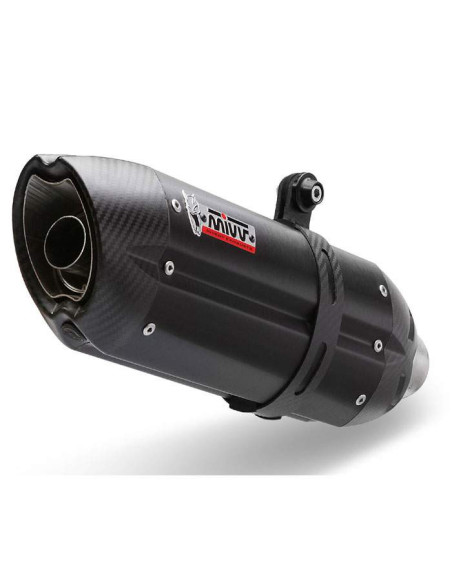 Escape Marca Mivv suono negro para triumph tiger800 11-