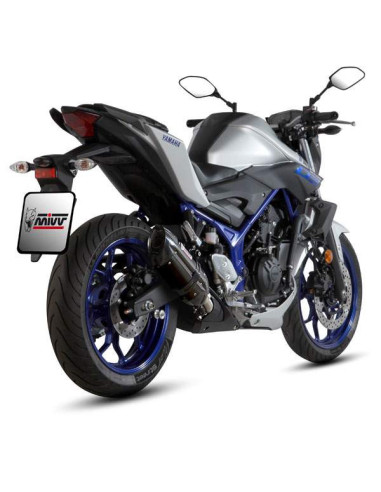 Escape Marca Mivv suono negro para yamaha mt-03 16-