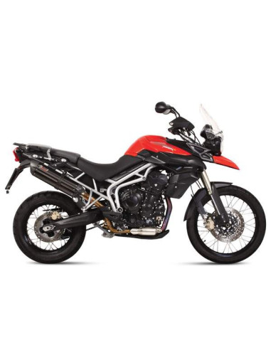 Escape Marca Mivv suono negro para triumph tiger800 11-