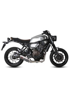 Escape Marca Mivv oval titanio para yamaha xsr700 16-20
