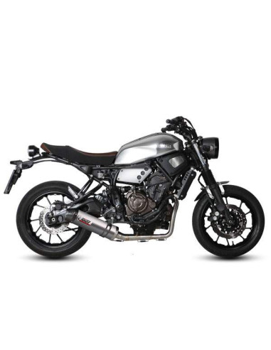 Escape Marca Mivv oval titanio para yamaha xsr700 16-20
