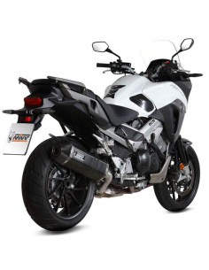 Escape Marca Mivv speed edge negro para honda crossrunner 2015-