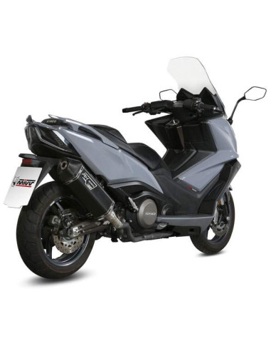 Escape Marca Mivv speed edge negro para kymco ak550 2017- mivv