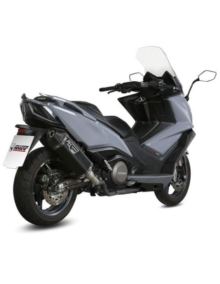 Escape Marca Mivv speed edge negro para kymco ak550 2017- mivv