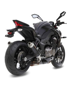 Escape doble gp negro para kawasaki z1000 14- Marca Mivv