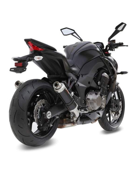 Escape doble gp negro para kawasaki z1000 14- Marca Mivv