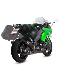 Escape doble gp carbono para Kawasaki z1000sx 14- Marca Mivv