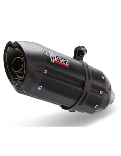 Escape doble suono Marca Mivv negro para triumph speedtriple1050 16-17 2