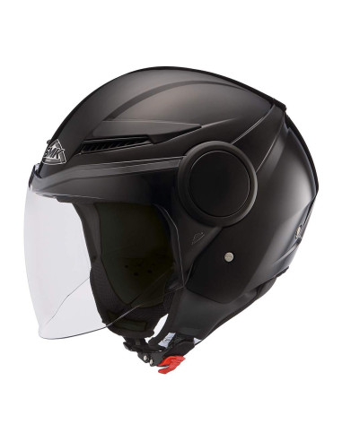 SMK HELMETS Casco Jet STREEM Negro Brillo GL200