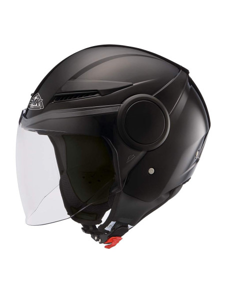 SMK HELMETS Casco Jet STREEM Negro Brillo GL200