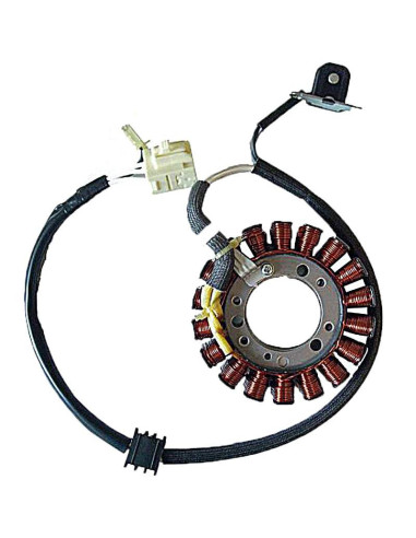 STATOR MITSUBISHI TRIFASE 18 POLOS CON PICK-UP 2 CABLES (MOTOR YAMAHA 500 4T CARB)