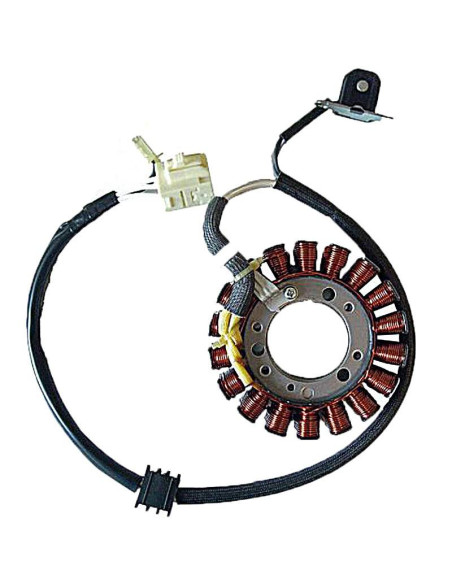 STATOR MITSUBISHI TRIFASE 18 POLOS CON PICK-UP 2 CABLES (MOTOR YAMAHA 500 4T CARB)