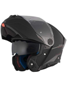 MT HELMETS Casco Modular Atom 2 SV SOLID A1 Negro Mate Totalmente Homologado