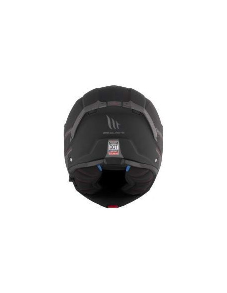 MT HELMETS Casco Modular Atom 2 SV SOLID A1 Negro Mate Totalmente Homologado