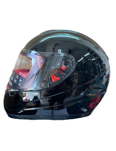 MT HELMETS CASCO Exposición INFANTIL OUTLET Negro Brillo Talla S