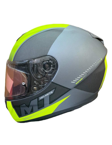MT HELMETS Casco Exposición OUTLET RAPIDE Negro Flúor Talla XL