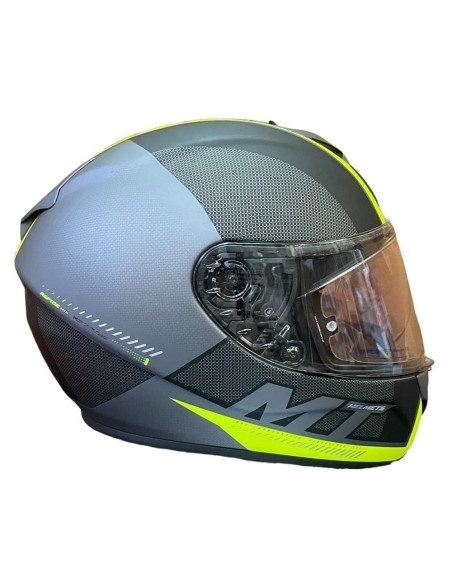 MT HELMETS Casco Exposición OUTLET RAPIDE Negro Flúor Talla XL